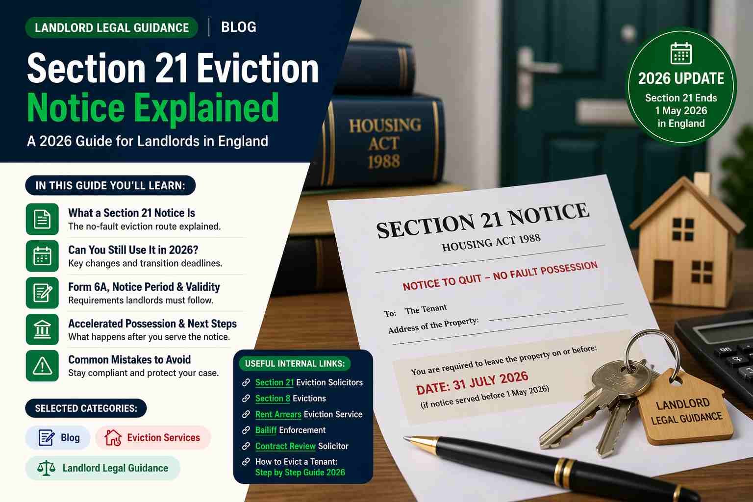 ection 21 Eviction Notice Explained for Landlords in England